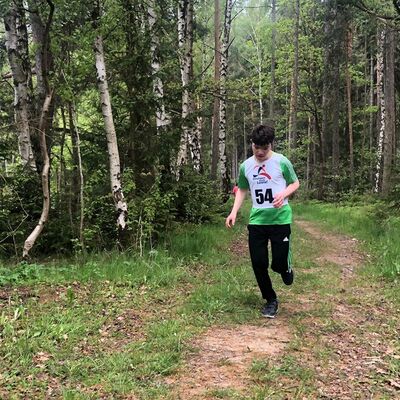 Henry Tr&ouml;ger beim Lauf